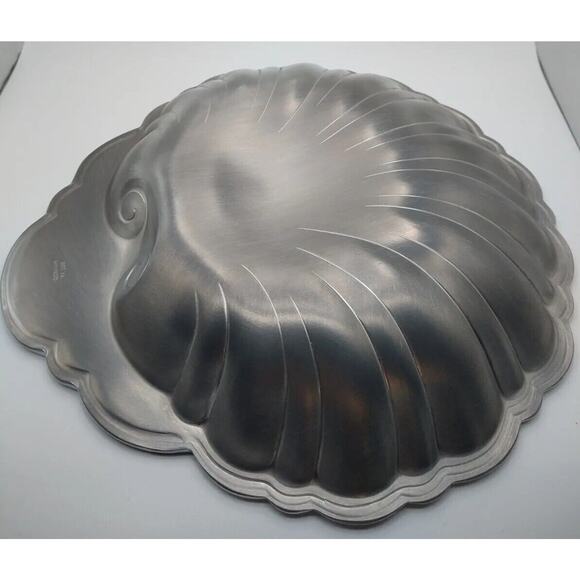 Gorham VA100 Silver Plated Clam Shell Serving Dish Scalloped 10.5” Heavy Vintage - Picture 5 of 8